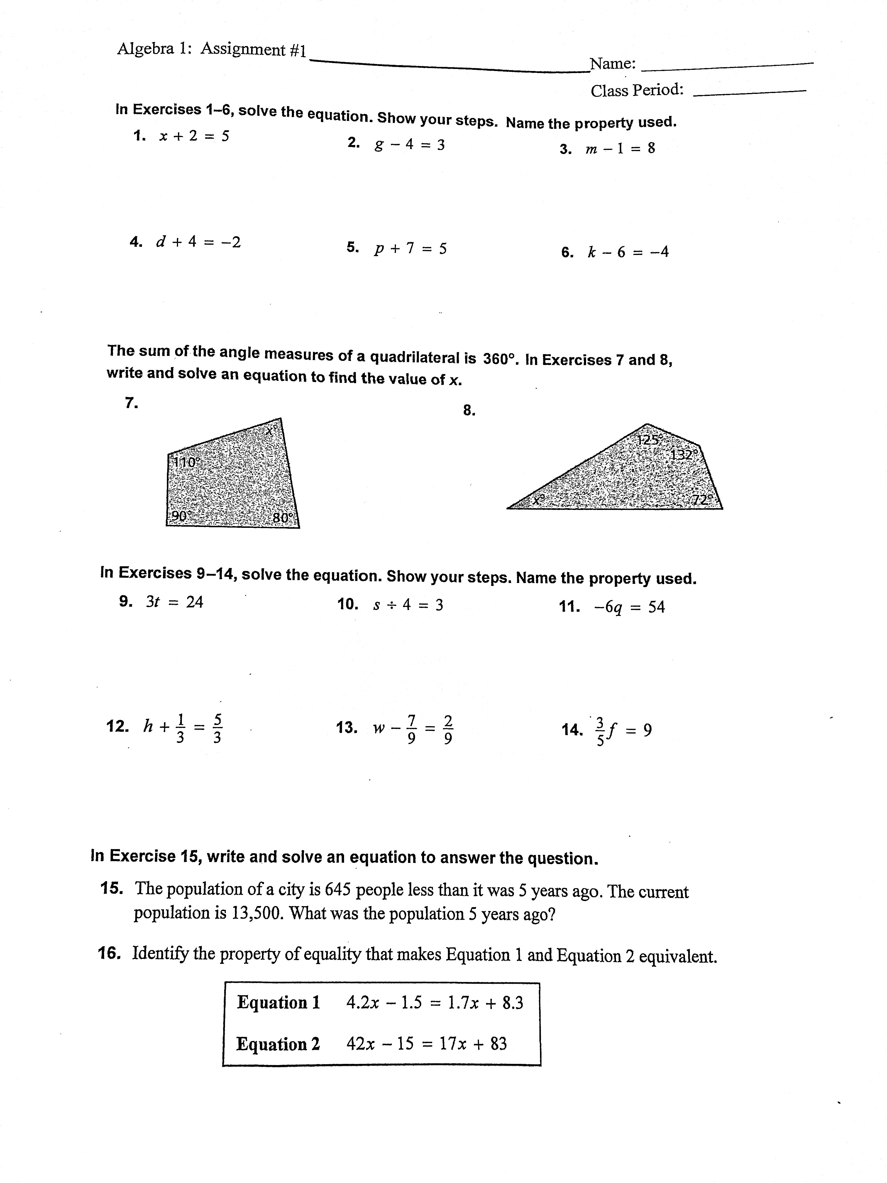 Lesson 8 Homework Practice Solving Multi-step Equations And Inequalities Answers
